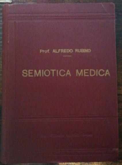 Semiotica medica - Alfredo Rubino - copertina