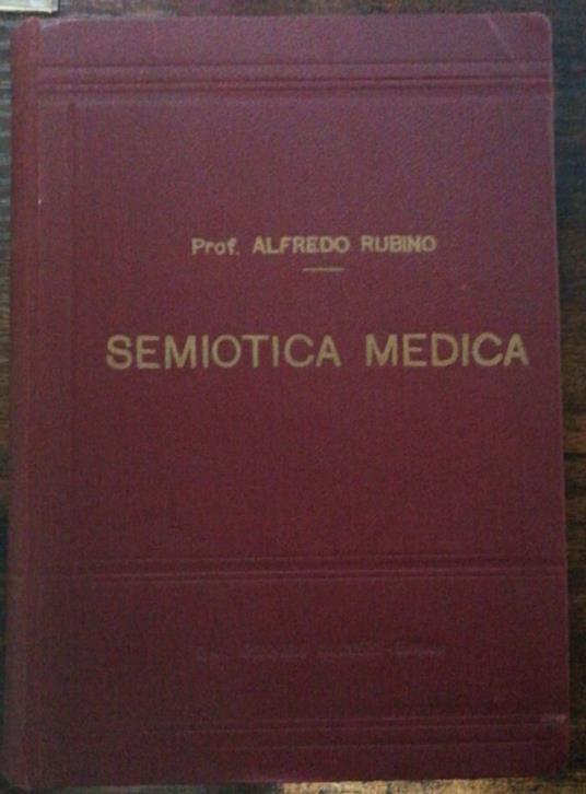 Semiotica medica - Alfredo Rubino - copertina