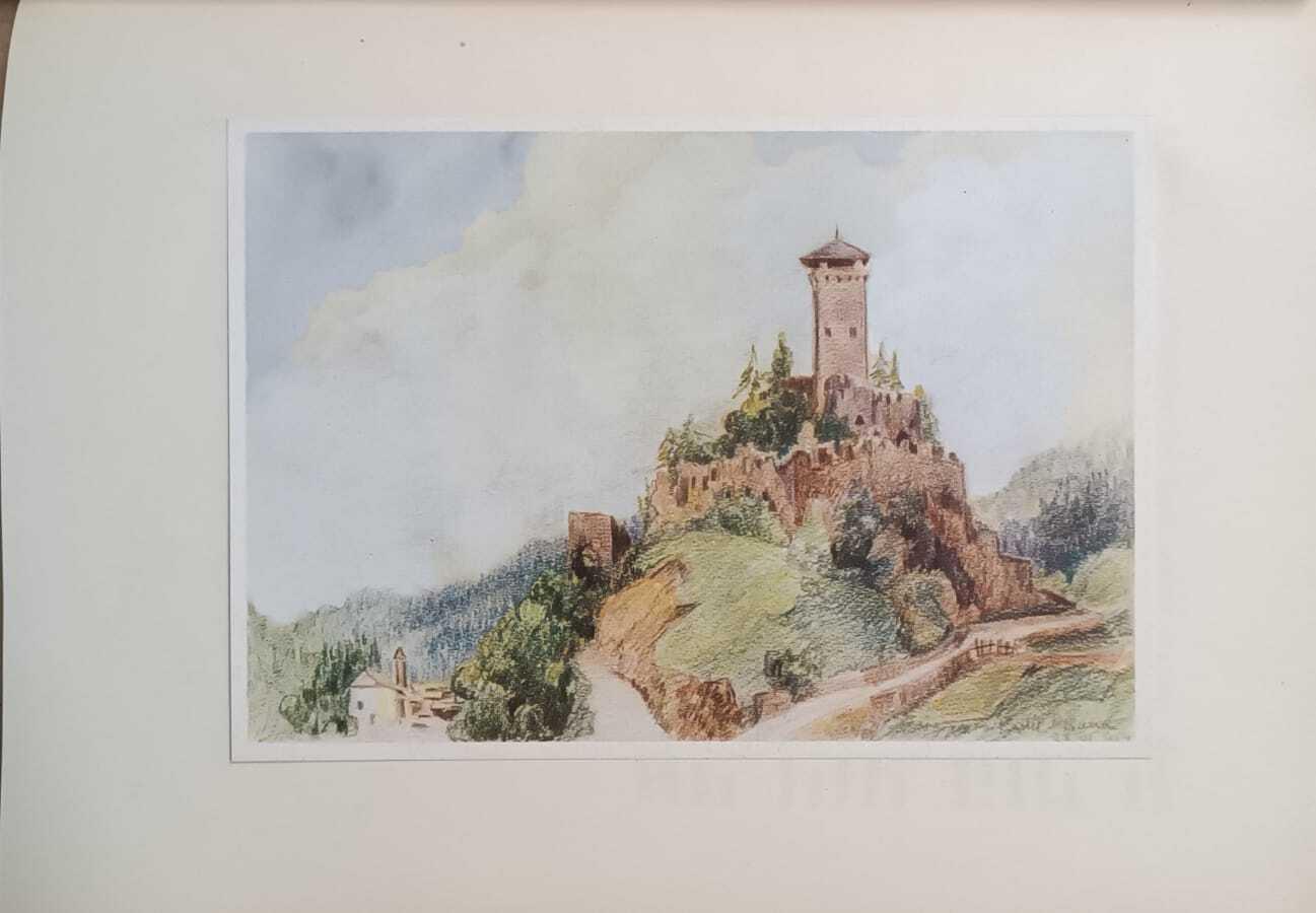 Castelli trentini: edizione numerata di 250 esemplari. UNICO ESEMPLARE CON 12 CARTOLINE