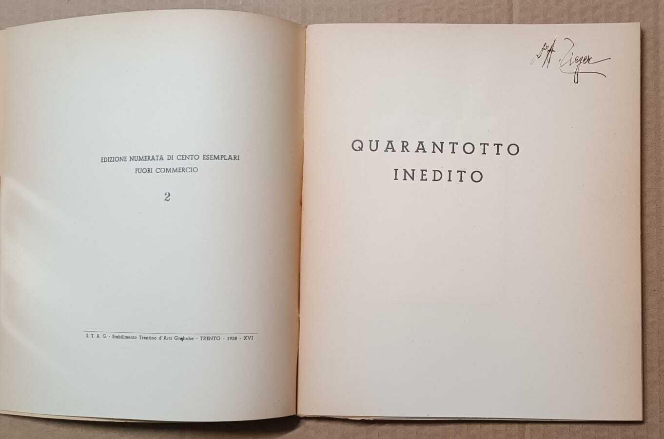 Quarantotto inedito
