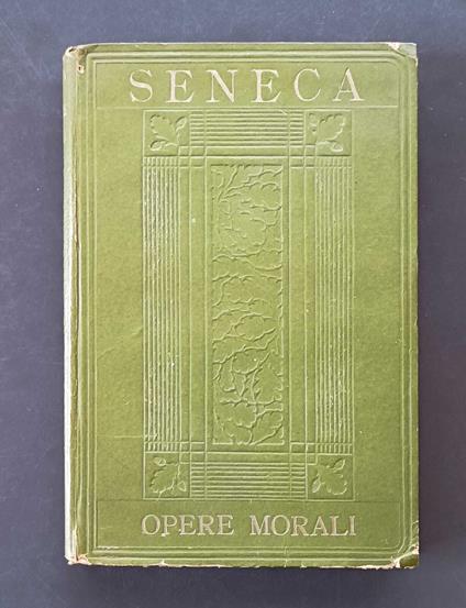 Il trattato dei benifizii - Epistole morali - copertina