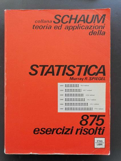 Statistica - Murray R. Spiegel - copertina