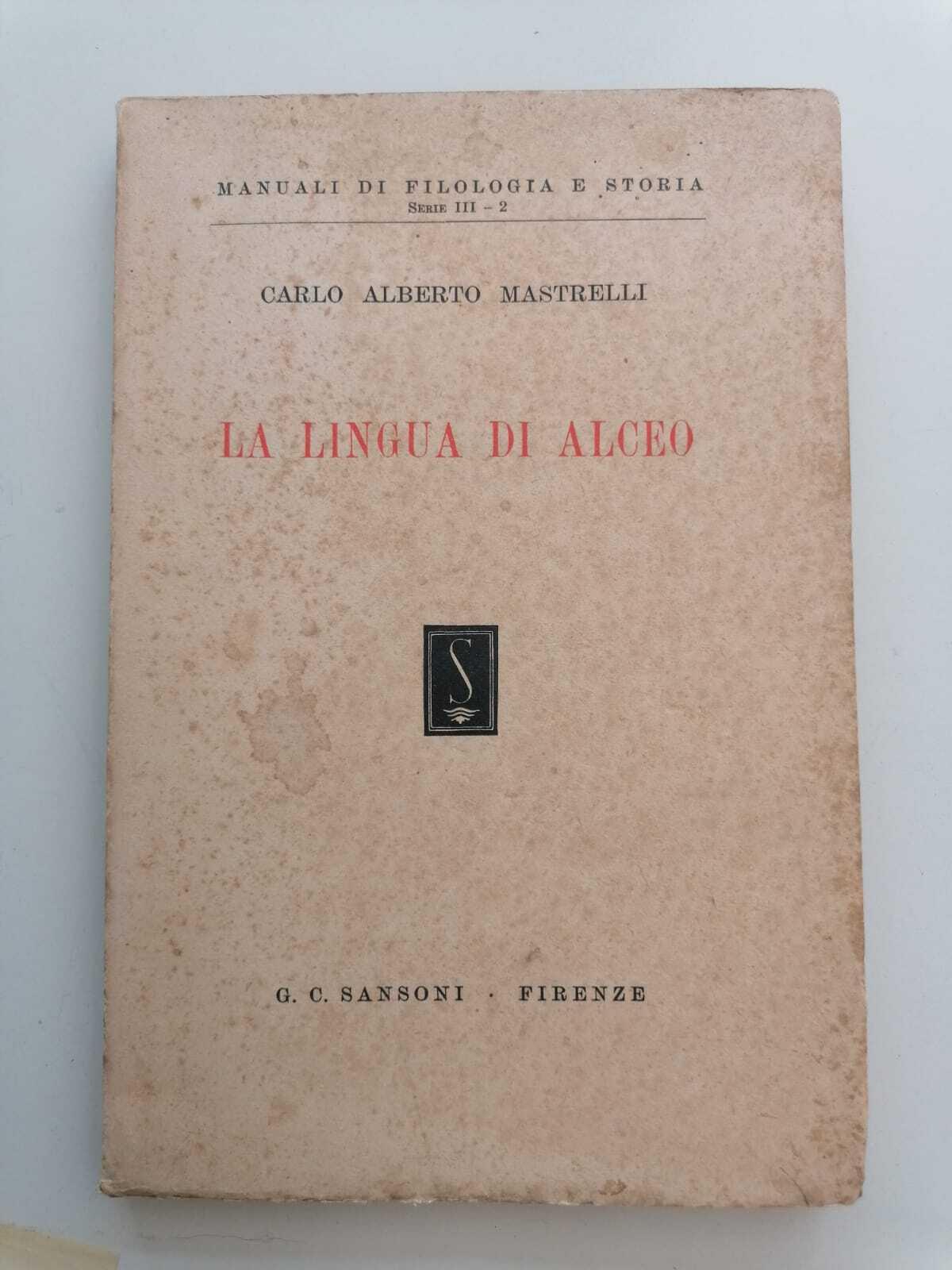 La lingua di Alceo