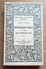 Introduzione storica allo studio della letteratura latina