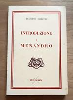 Introduzione a Menandro