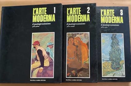 L' arte moderna: il postimpressionismo, parte prima, parte seconda, parte terza. N. 1, 2, 3 - copertina