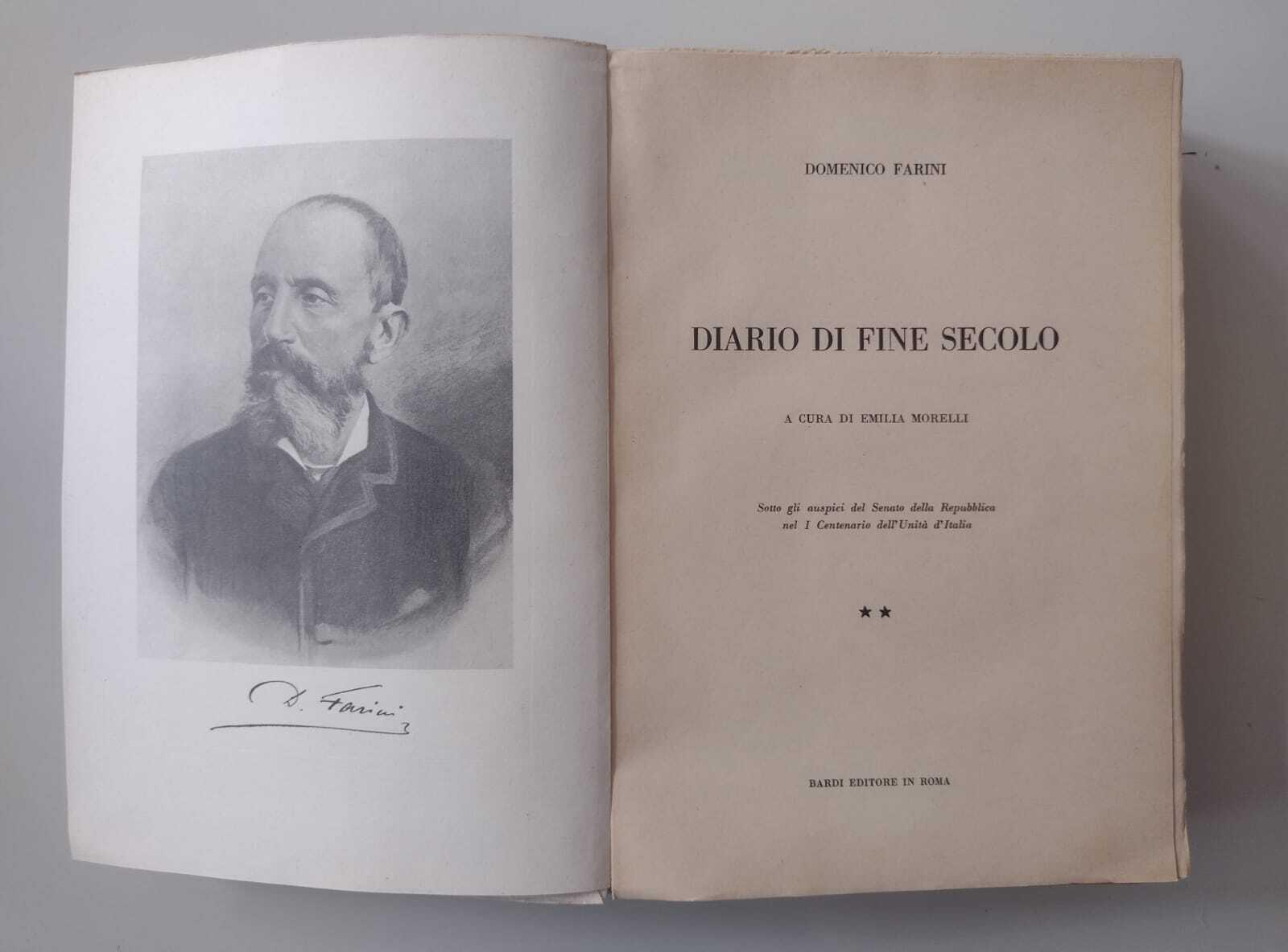 Diario di fine secolo: Sotto gli auspici del Senato della Repubblica nel I Centenario dell'Unità d'Italia: VOL. 2