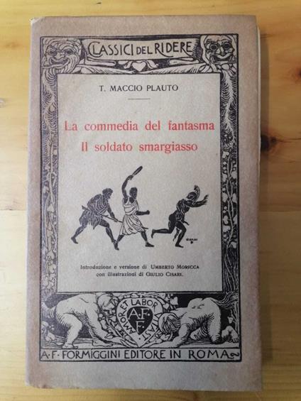La commedia del fantasma Il soldato smargiasso - copertina