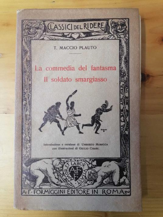 La commedia del fantasma Il soldato smargiasso - copertina