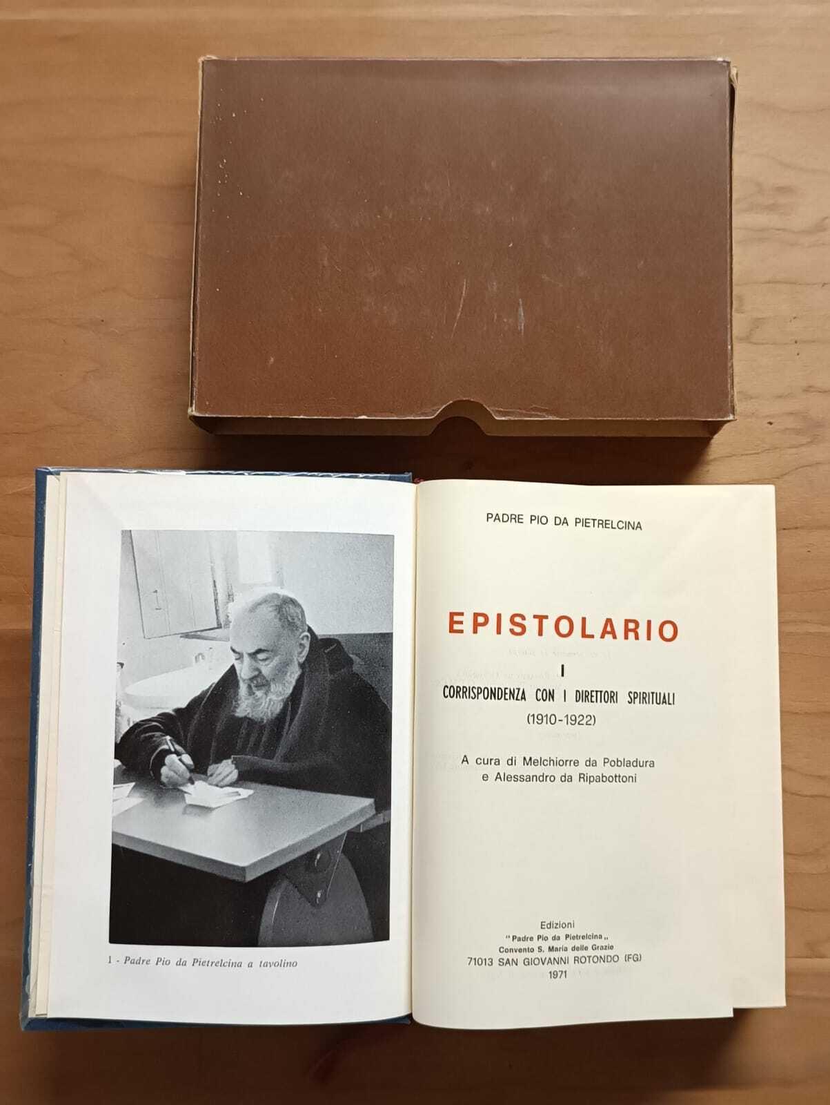 Epistolario 1: Corrispondenza con i direttori spirituali, 1910-1922