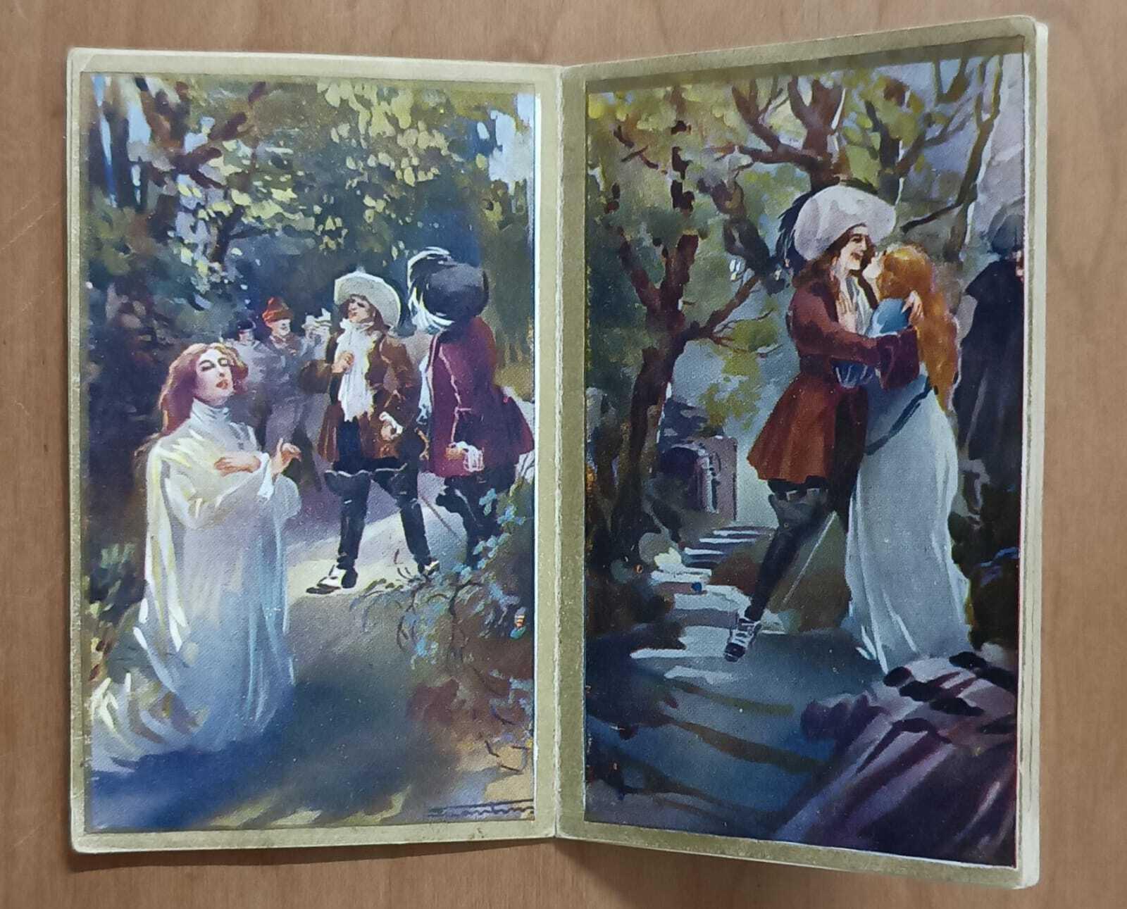 Calendarietto da barbiere La Sonnambula 1924