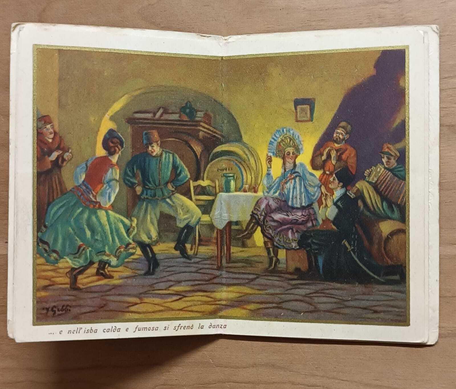 Calendarietto da barbiere La Leggenda di Natale 1932