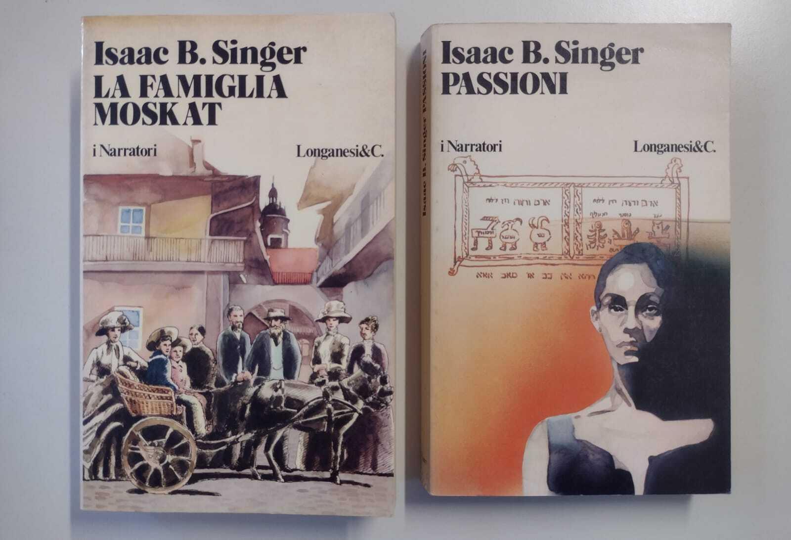 LOTTO DI 2 LIBRI: La famiglia Moskat + Passioni