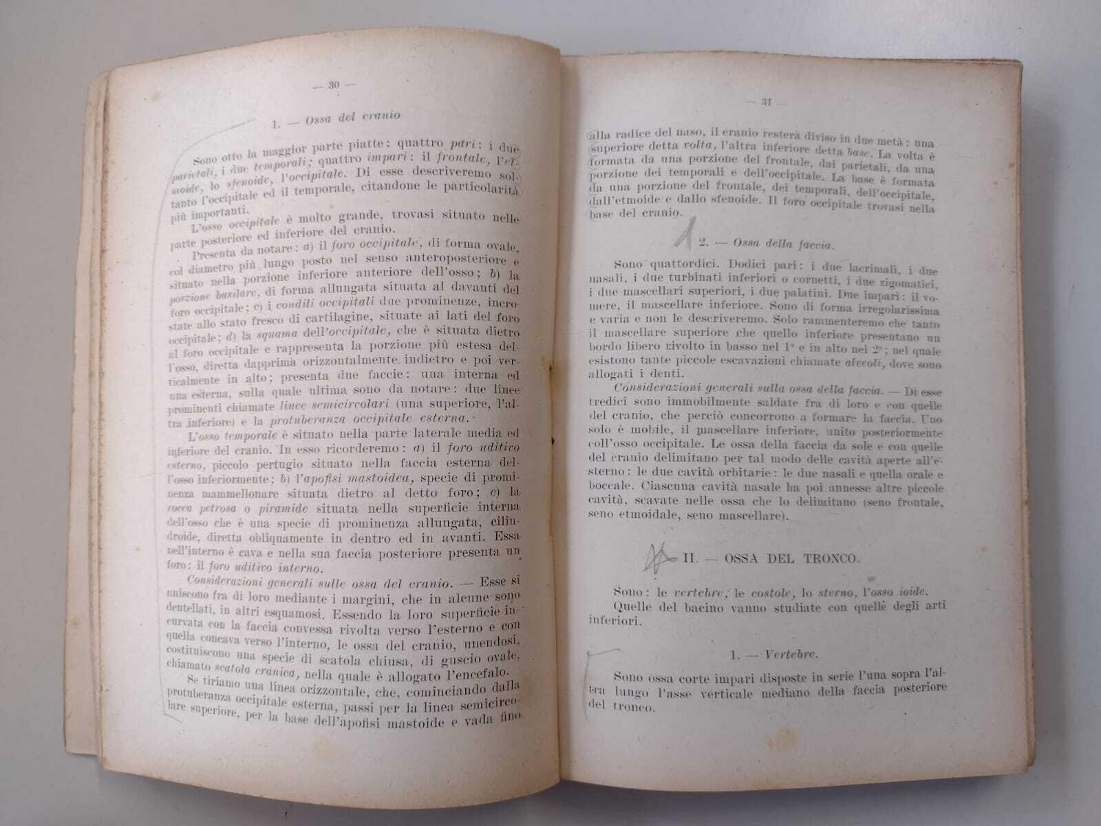 Anatomia, fisiologia ed igiene applicate all'esercizio fisico: Parte Prima: Nozioni di anatomia umana con 48 illustrazioni