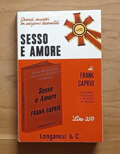 Sesso e amore - Frank S. Caprio - copertina