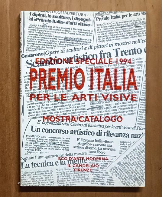 Premio Italia per le arti visive: mostra/catalogo: edizione speciale 1994 - copertina