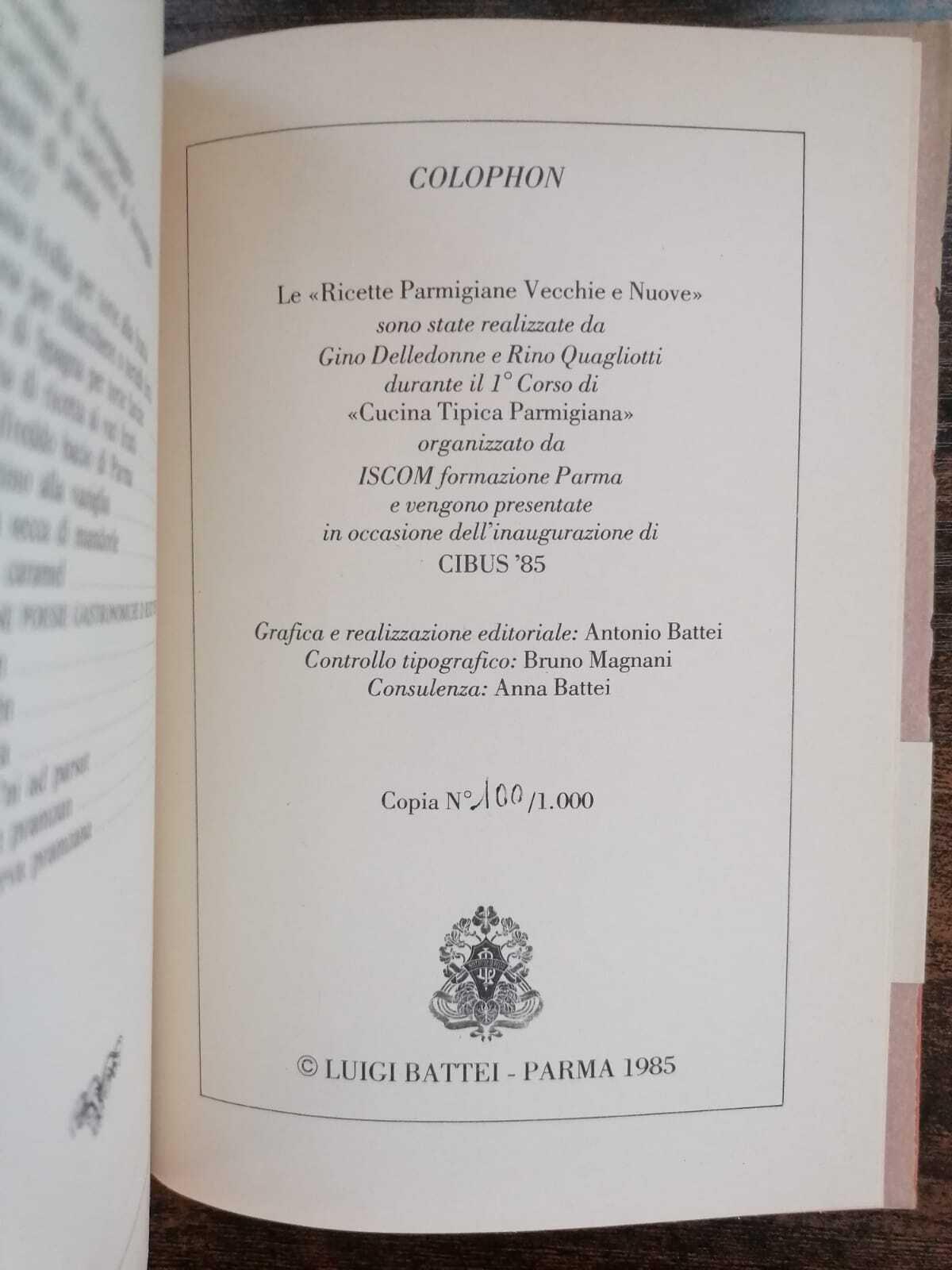 Ricette Parmigiane Vecchie e Nuove