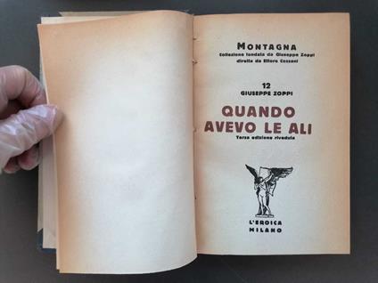 Quando avevo le ali - copertina