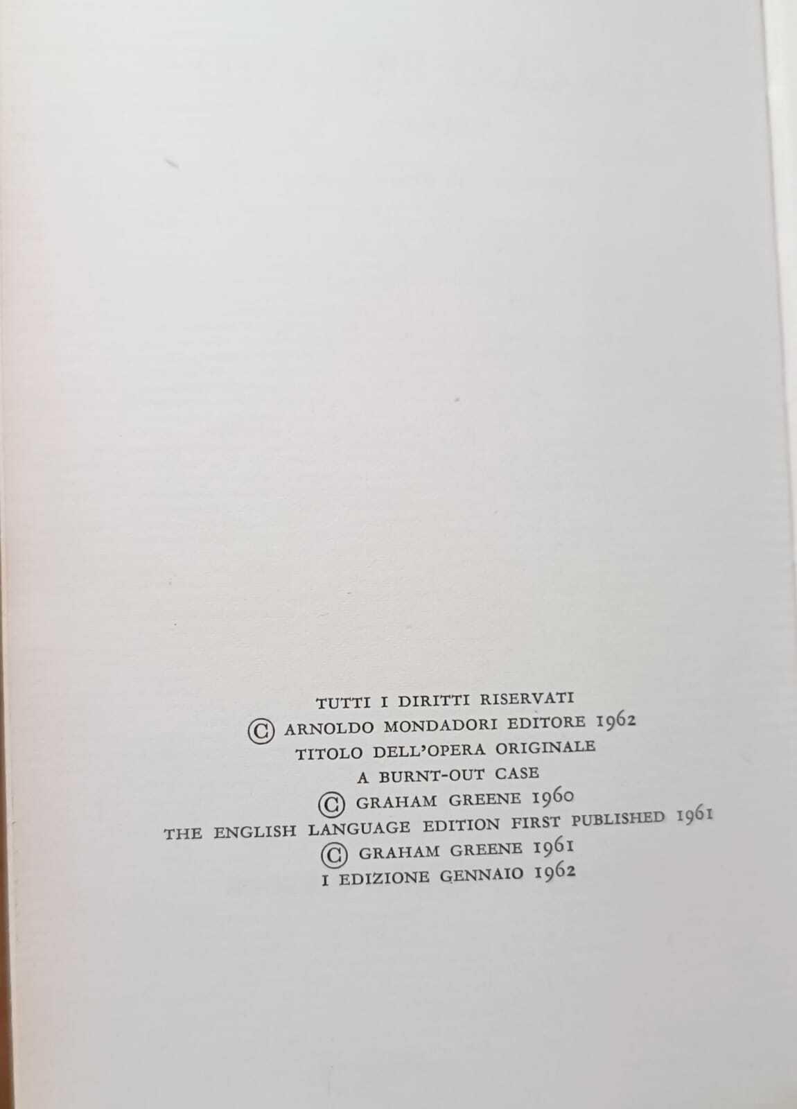 Un caso bruciato: romanzo