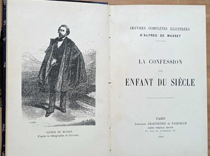 Les confession d'un enfant du siècle - copertina