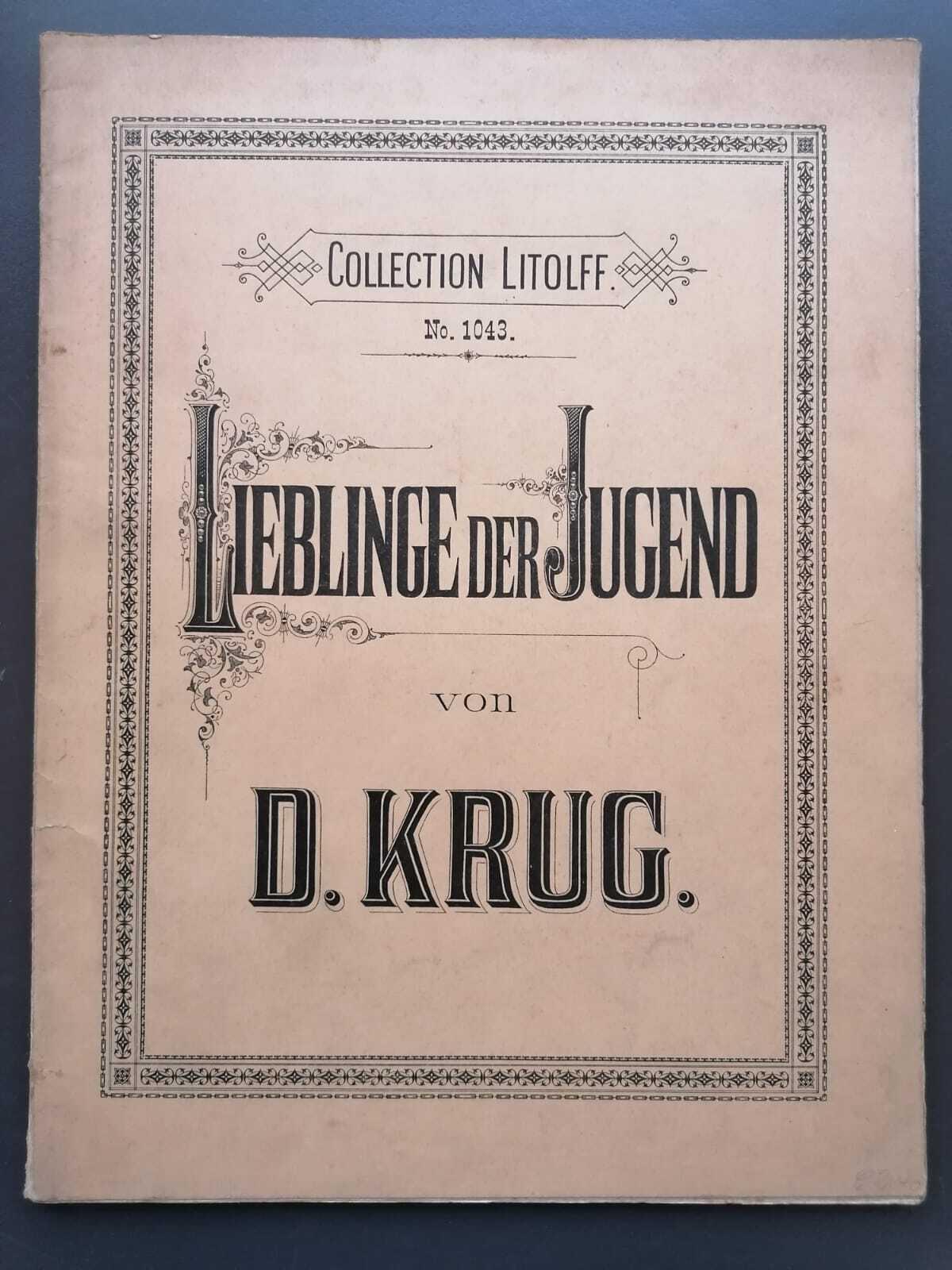 Lieblinge der Jugend. Kleine Rondos über beliebte Volksweisen. Für Pianoforte Op.353