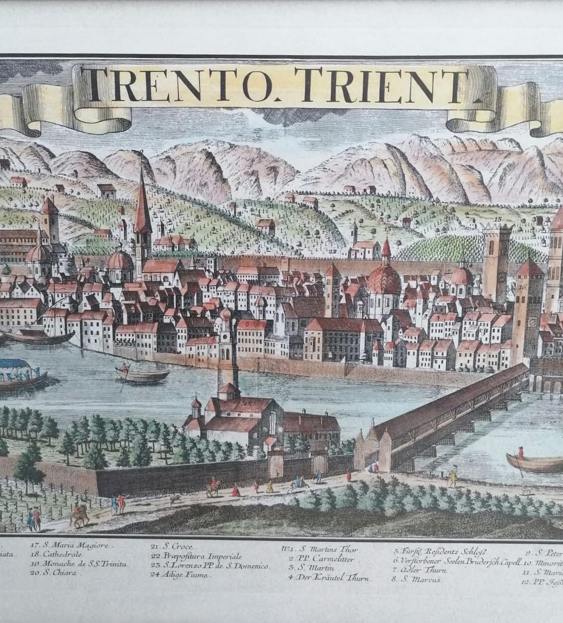 Trento - Trient (Ristampa vintage)