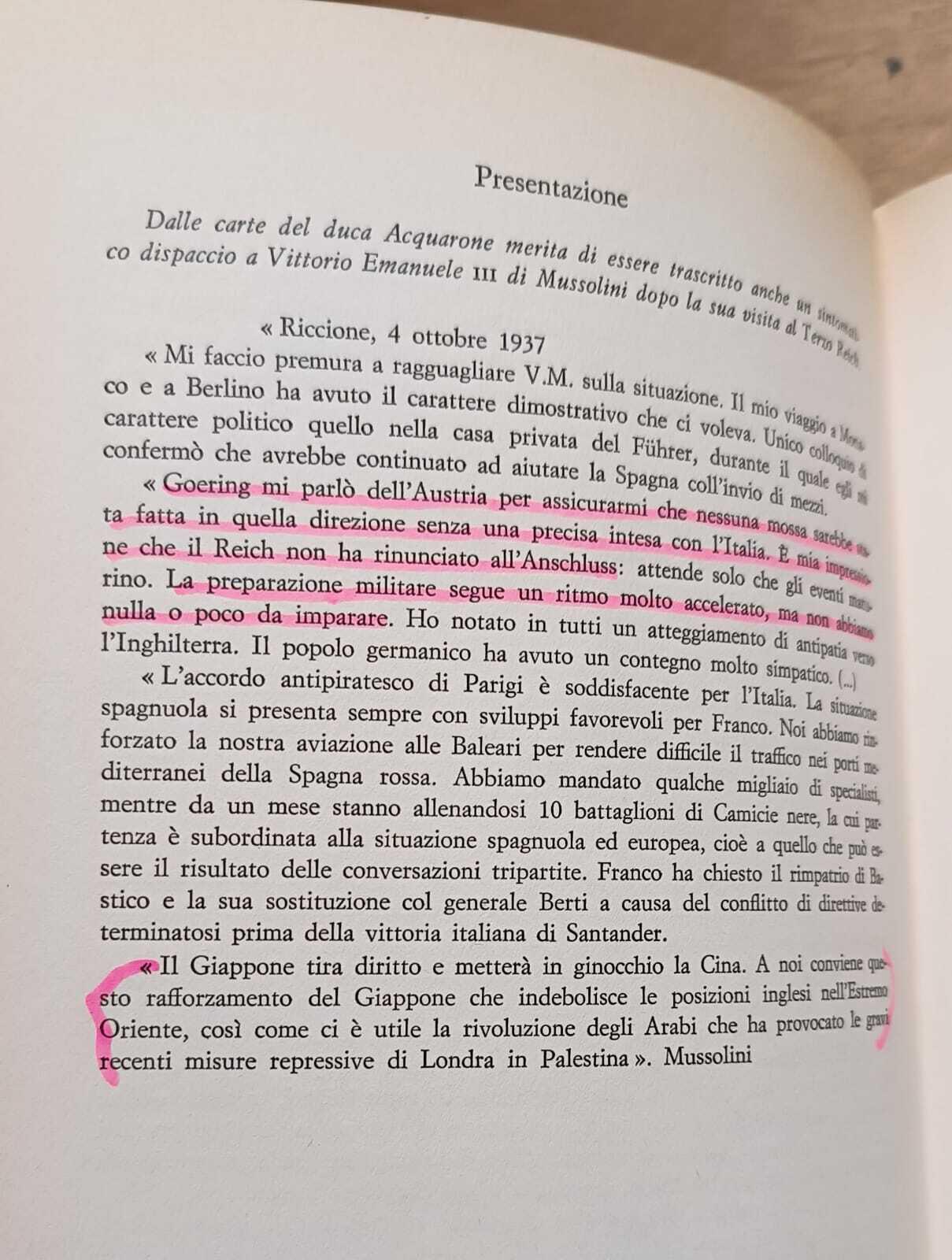 Dino Grandi racconta l'evitabile Asse