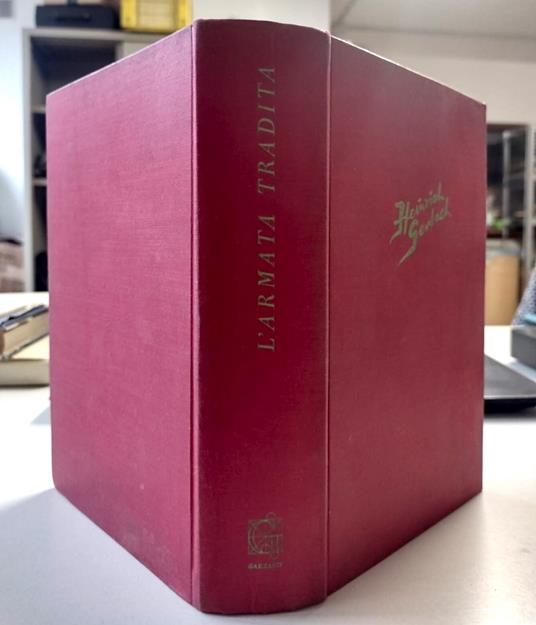 L' armata tradita: romanzo - Heinrich Gerlach - copertina