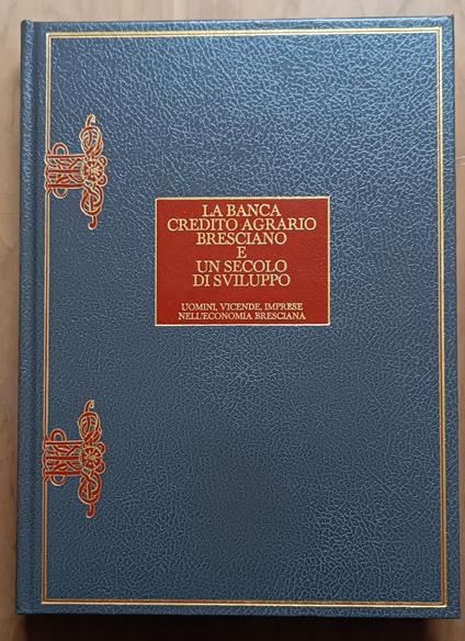 La banca Credito agrario bresciano e un secolo di sviluppo : uomini, vicende, imprese nell'economia bresciana. Vol 2 - copertina