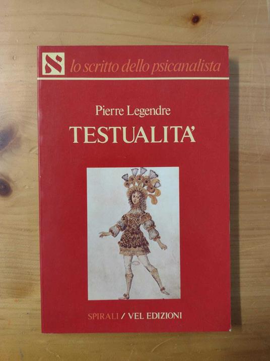 Testualità - Pierre Legendre - copertina