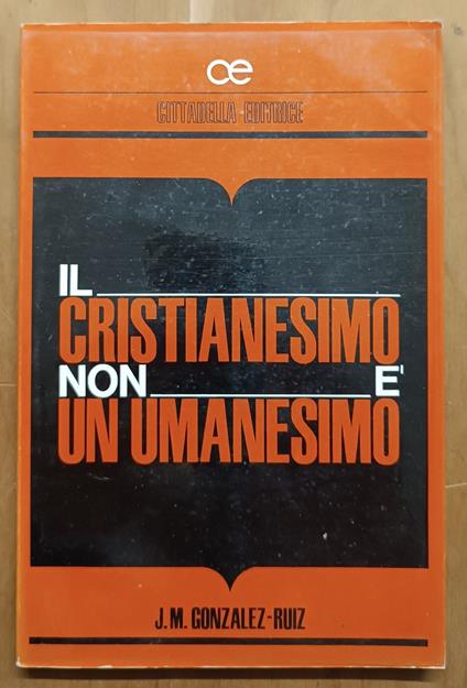 Il cristianesimo non è un umanesimo: appunti per una teologia del mondo - copertina