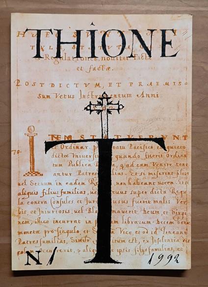 Tione 1 - Mario Antolini - copertina