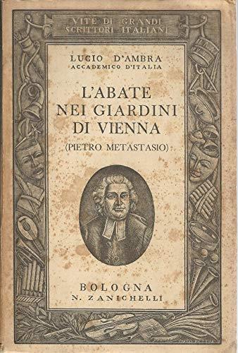 L' abate nei giardini di Vienna - Lucio D'Ambra - copertina