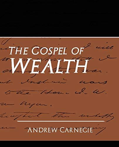The Gospel of Wealth - Andrew Carnegie - copertina