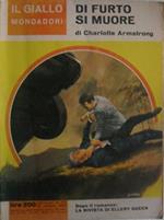 DI FURTO SI MUORE (giallo mondadori n. 871)