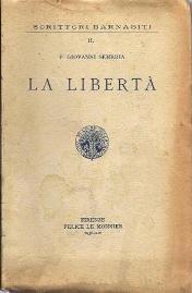 La Libertà - Giovanni Semeria - copertina