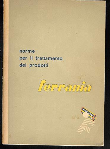 Norme per il trattamento dei prodotti Ferrania