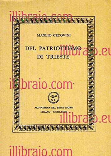 Del patriottismo di Trieste - Manlio Cecovini - copertina