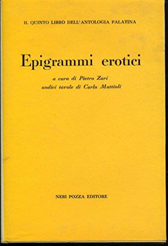 Epigrammi erotici - copertina