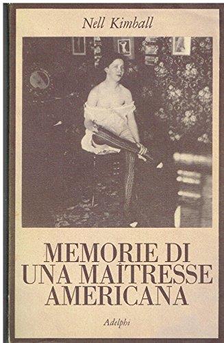 Memorie di una maitresse americana - Nell Kimball - copertina
