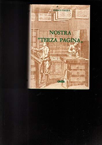 Nostra 'Terza Paginà - copertina