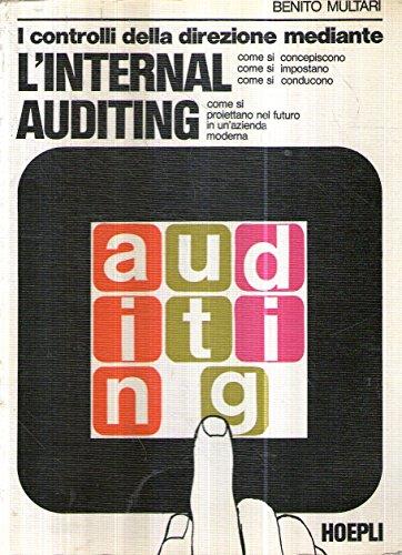 I controlli della direzione mediante l'internal auditing - copertina