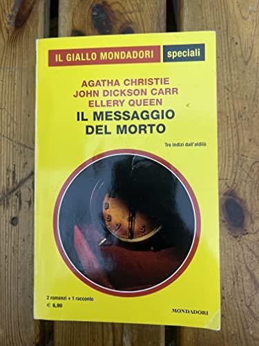Il messaggio del morto - Agatha Christie - copertina