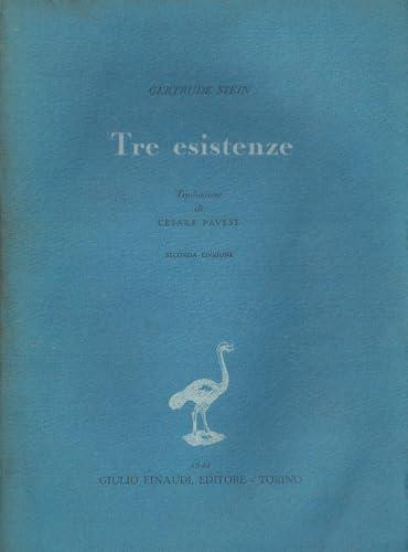 Tre esistenze - Gertrude Stein - copertina