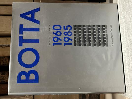 MARIO BOTTA: Opere complete 1960 1985 ed Federico Motta - copertina
