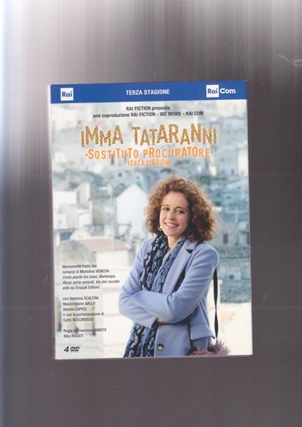DVD IMMA TATARANNI SOSTITUTO PROCURATORE terza stagione sceneggiato rai - copertina