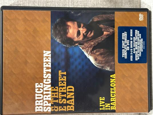 BRUCE SPRINGSTEEN E THE E STREET BAND Livein Barcelona DVD - copertina