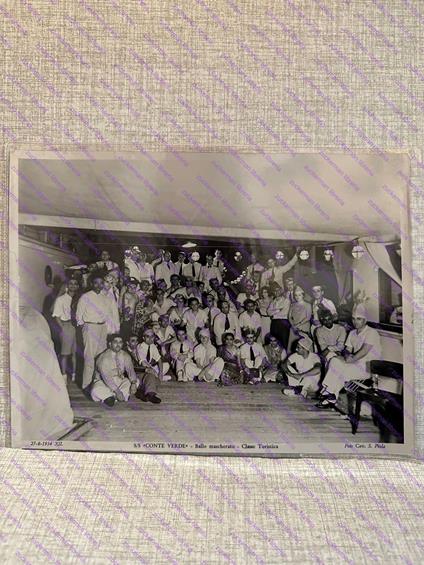 foto nave ship CONTE VERDE ballo mascherato classe turistica - copertina