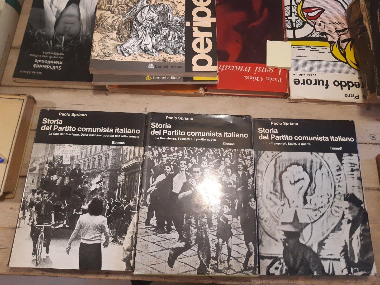 STORIA DEL PARTITO COMUNISTA ITALIANO: 5 volumi Einaudi