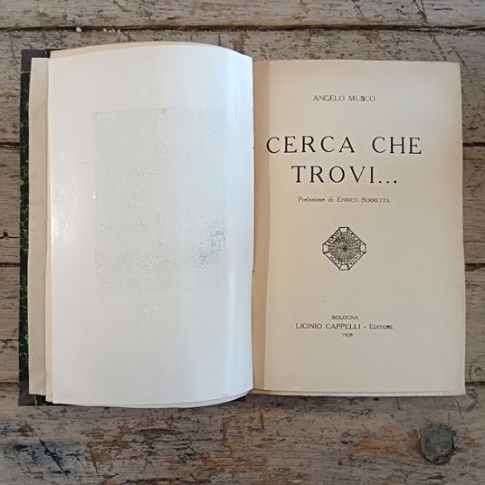 Cerca che trovi.. - Angelo Musco - copertina